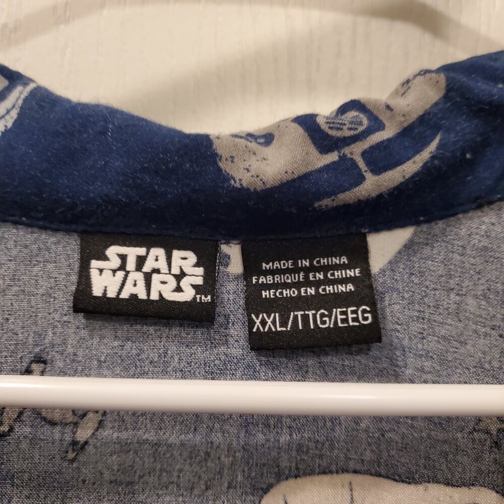 Star Wars Hawaiian Button-Up Shirt | All-Over Print Darth Vader Stormtrooper 2XL - Picture 6 of 8